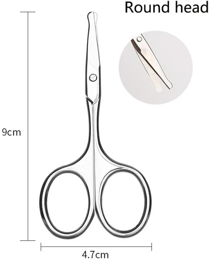 Cuticle Scissors Eyebrow Trimmer Curved Nail Clippers Cuticle Remover Professional Manicure Tools,b