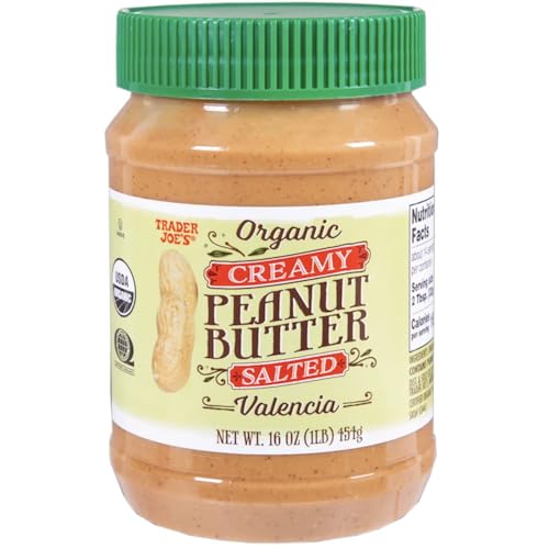Trader Joe's Organic Peanut Butter Creamy and Salted, 1 lb