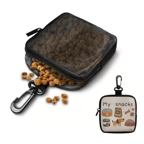 Trainingsbeutel Für Welpen – 4,33 X 4,72 X 1,26 Zoll Leckerlibeutel Für Hunde | Tragbare...