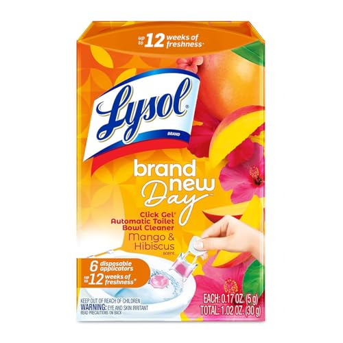 Lysol Click Gel Automatic Toilet Bowl Cleaner,...