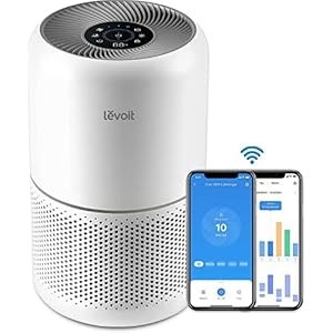 LEVOIT Luftreiniger Allergiker mit H13 HEPA Luftfilter gegen 99,97% von Schimmel Staub Pollen, Luftqualitäts-Feedback…