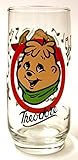 Alvin and the Chipmunks 1985 Drinking Glasses Tumblers - Theodore