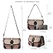 TartanAire Crossbody Bags for Women Satchel Bags Red Green Plaid Zipper Closure Patchwork Handbags with 2 Removable Straps