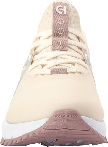 Cole Haan Cole Haan Women's Zerogrand Overtake Water Resistant Golf Sneaker, Ivory/Harbor Mist/Fawn/Optic White, 11 Medium
