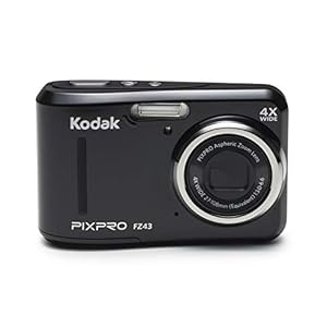 Kodak-PIXPRO-Friendly-Zoom-FZ43-BK-16MP-Digital-Camera-with-4X-Optical-Zoom-and-27-LCD-Screen-Black