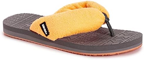 MUK LUKS LUKEES Women's Sand Lot Sandals, Clementine, 8 | Image 3
