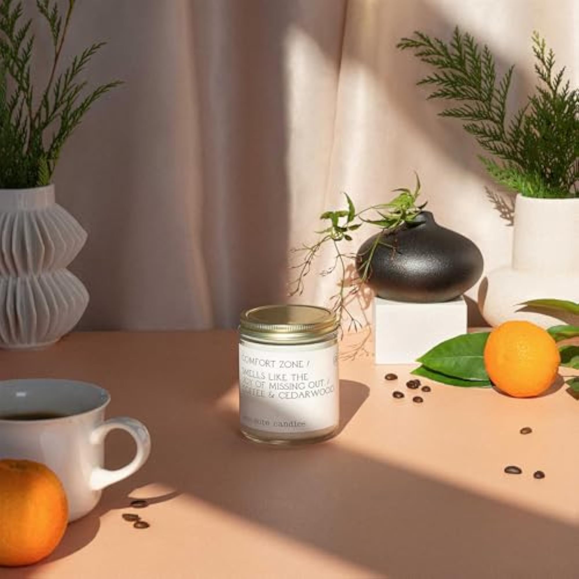 'Comfort Zone' Coconut Soy Wax Candle Jar