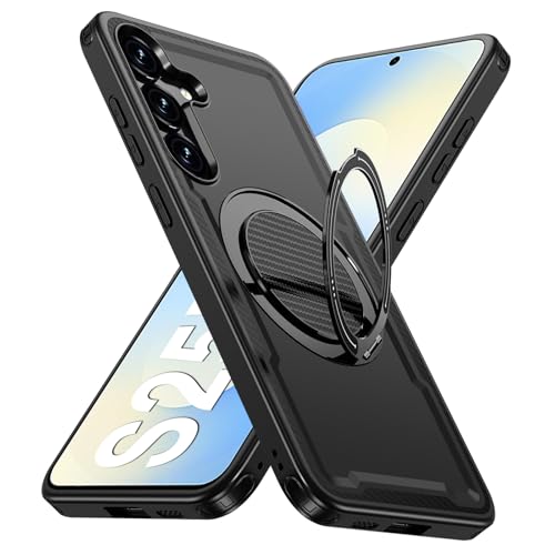 Coque Samsung S25 FE de qualité militaire noire antichoc robuste