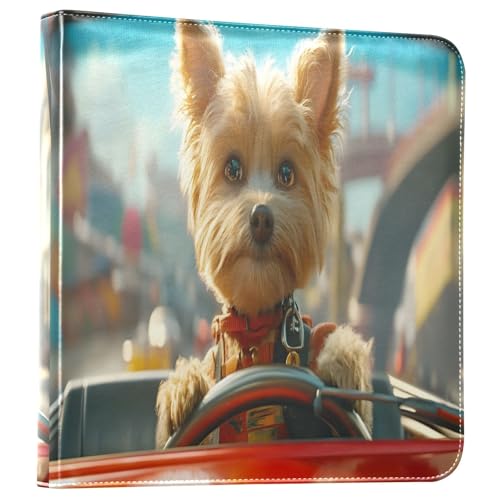 Álbum de fotos DIY con adhesivo, álbum de recortes con anillos, 40 páginas, tamaño 8x10 pulgadas miniatura 1