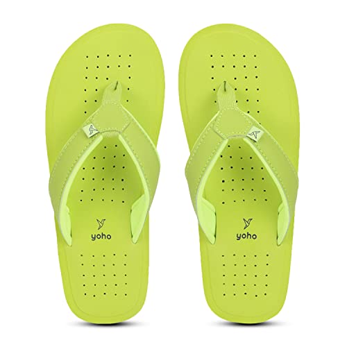 Image of YOHO ArchFlex orthopedic slippers for men | Arch support for pain relief | Soft, Anti-Skid, lightweight | comfortable padded straps flip flops for Everyday