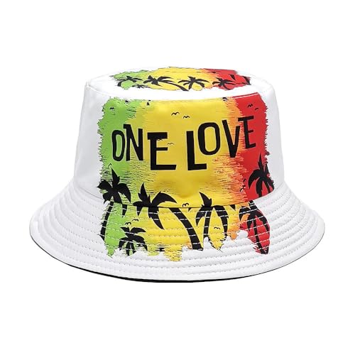 Image of American Flag Stars Bucket Hat Summer Travel Beach Sun Hats Outdoor Cap for Women Man