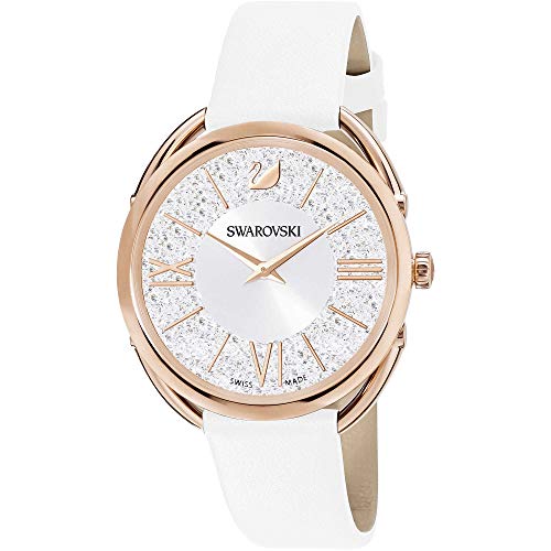 Swarovski Orologio Crystalline Glam, Cinturino in Pelle, PVD Oro...