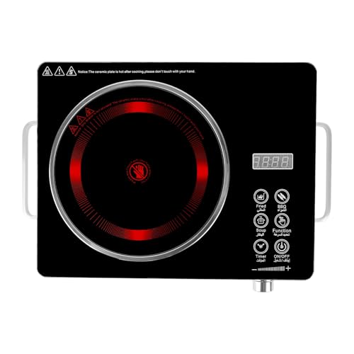 Image of Portable Electric Single Burner Cooktop,3500W Infrared Hot Plate