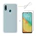 Produktbild LJSM Hülle für ZTE Blade V10 Vita + Panzerglas Displayschutzfolie Schutzfolie - Semi-Transparent Weich Silikon Schutzhülle Crystal Flexibel TPU Tasche Case für ZTE Blade V10 Vita (6.26") -Clear