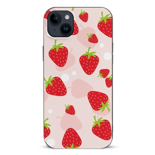 Amazon.co.jp: iPhone14 Plus ケース いちご柄 苺柄 イチゴ柄 iPhone14
