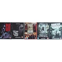 NIGHT OF THE LIVING DEAD 1-5 COMPLETE COLLECTION / 1. GEORGE A. ROMERO 1968 / 2. 1990 REMAKE / 3. 3D RE-ANIMATION / 4. RESURRECTION / 5. MIMESIS = ULTIMATE 5x DVD UK SET
