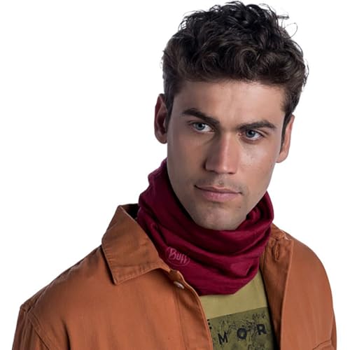Image of BUFF Midweight Merino Wool Neck Gaiter 100% Ethically Sourced Wool, Versatile, Temperature Regulating Face Mask, Adult Size