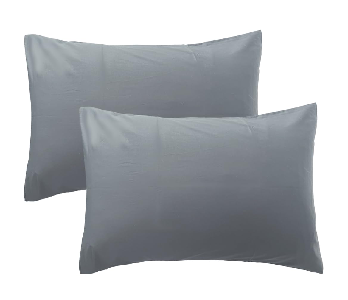 iMaylex 100 Egyptian Cotton Pillowcases Ultra Soft and Breathable Elegant Envelope Closure Pillow Cases Queen 20x30 Inches Light
