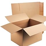 22x18x16 Moving & Shipping Boxes, Extra Strength, Heavy-Duty Corrugated Cardboard Boxes for Packing, Storage, Shipping, Transport, Commerce (5)