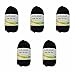 Produktbild 5er Pack Uni Wolle schwarz 100% Polyacryl Wolle 250g, Garn zum Stricken & Häkeln, Marke: LaLuna®