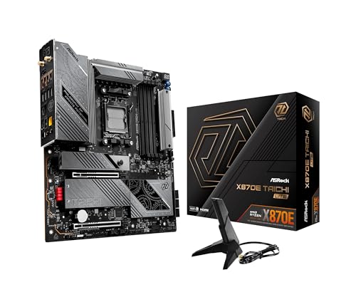 Image of ASRock AMD X870E Taichi Lite Ryzen Socket AM5 DDR5 DIMMs 8200 256 GB X870 EATX Motherboard 5G LAN M.2 USB4 WiFi7