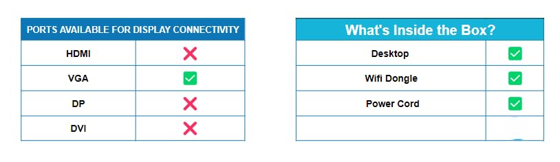 Image of (Refurbished) Acer Veriton Desktop Computer PC AMD A10 Processor| 8 GB RAM| 500 GB HDD| Windows 10 Pro| MS Office|AMD Radeon Graphics| USB| VGA, Black