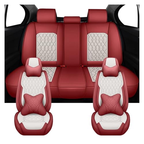 Housse de siège voiture pour MG4 et MG en cuir de luxe rouge pour un habitacle élégant