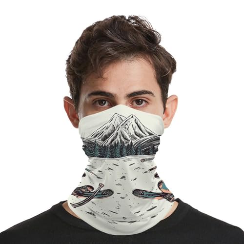 Neck Gaiter Mascarilla para Cara Transpirable a Prueba de Viento Cubierta Facial para Esquí con Juego Incluido, Máscara Balaclava Bandana para Cabeza para Hombres y Mujeres miniatura 3