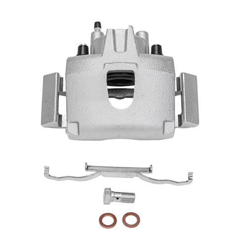 Image of Detroit Axle - Front 2pc Brake Calipers for Chrysler Voyager Town & Country Dodge Grand Caravan, 2 Disc Brake Calipers Replacement