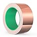 Produktbild AOKITO Kupferfolie Klebeband, Beidseitig Leitende Kupferfolienband, EMI Kapton Tape, Selbstklebend Abschirmband, Schneckenband Schneckenschutz, Kupferband für Erdung, Löten und Schneckenabwehr