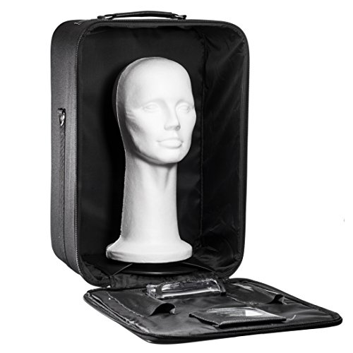 image for Dini Wigs Styrofoam Display Mannequin Head 15 Inch For Wigs, Hair Piec
