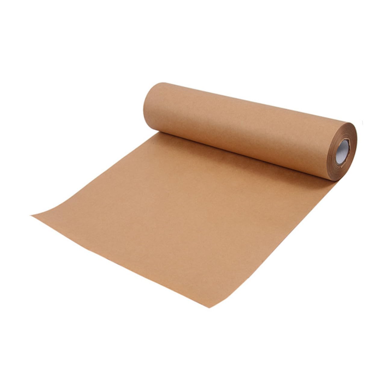 Ipetboom Papier Kraft Rouleau 45 Cm X 30 M pour Emballage Présents et Travaux Manuels, Couleur Brun Naturel, Papier Décoratif Floral, Usage Créatif et Bouquet, Emballage Noël et Artisanat