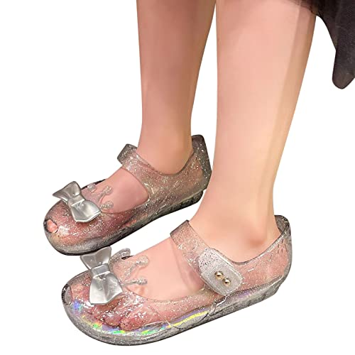 1 Year Old Girl Shoes Girls Shoes Crown Flash Diamond Crystal Soft Sole Non Slip Sandals Jelly Kids Casual Slip Shoes4