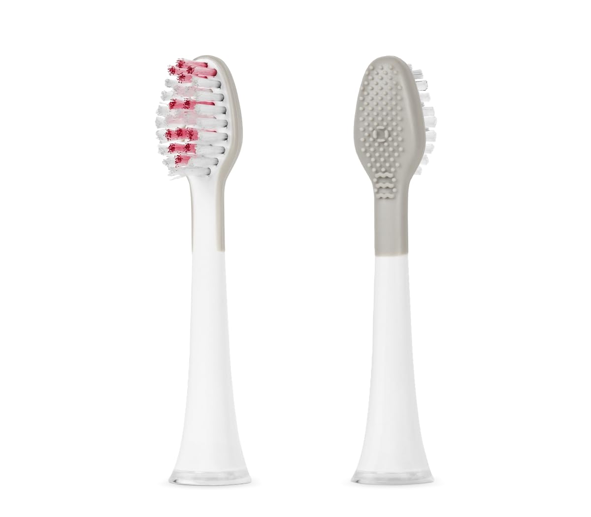 TEESA Toothbrush Heads for Sonic Toothbrush Hard Pack of 2