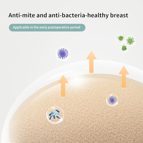 Foam Latex Mastectomy Breast Forms Breast Prosthesis for Mastectomy Bra Breathable Breast Insert Pads(1 Piece)4