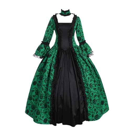 Vestido gótico de princesa vampiro para lucir en fiestas de carnaval y Halloween