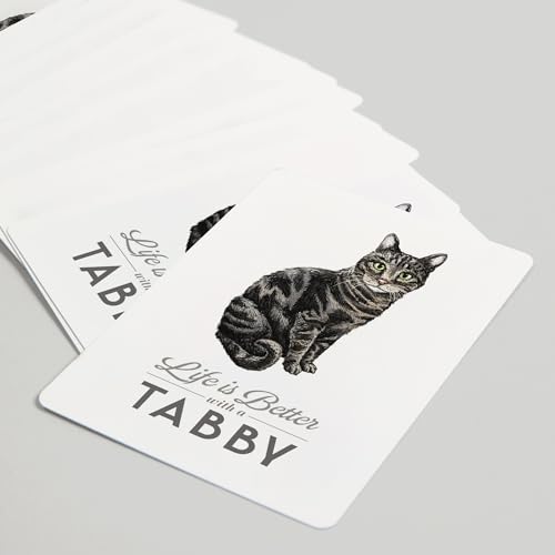 Lantern Press Tabby Cat 52 Cartas Poker miniatura 5