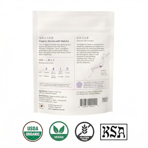 Té verde Matcha orgánico 12 unidades miniatura 3