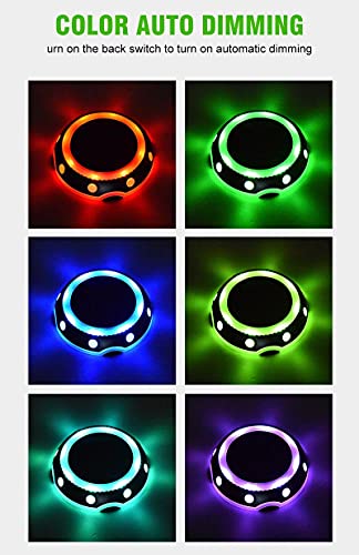 YOOXI 5.5V luz solar de jardim, material PC+ABS, mudança automática de cor RGB, LED, adequado para j