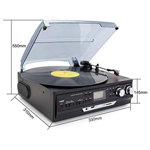 Vintage Record Player FM Player Vintage Multi-Function Tape Radio Streaming Turntable, Stereo, Bluetooth Turntable… - Les Beatles, Paul McCartney, John Lennon, RIngo Starr, George Harrison Vintage Record Player FM Player Vintage Multi-Function Tape Radio Streaming Turntable, Stereo, Bluetooth Turntable… – Image 3