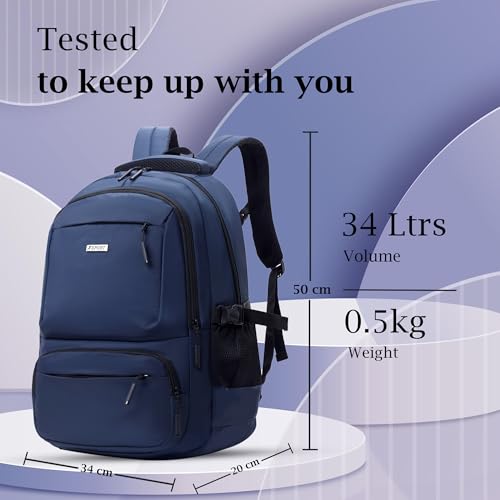 Image of Tinytot Sports 34 Litre, Stylish & Trendy Water Resistant Hi Storage School Collage Travel Laptop Backpack Bag for Boys, Girls, Mens & Womens, 20 Inches