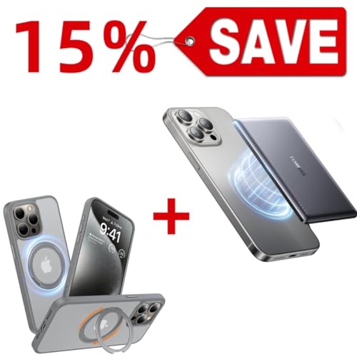 TORRAS 5,000mAh MiniMag Power Bank — Buy Together to Save 15%