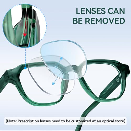 Image of Dollger Blue Light Glasses for Women Men Computer Glasses Square Blue Light Blocking Glasses