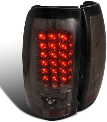 Spec-D Tuning LT-SIV99GLED-TM Chevy Silverado Gmc Sierra Fleetside Smoked Led Tail Lights