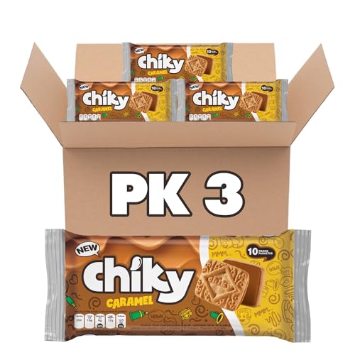 CHIKY CARAMEL COOKIES BAG 14.1OZ (Pack Of 3)