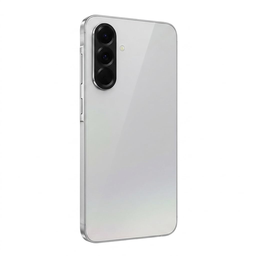 Samsung Galaxy A56 5G, smartfon z systemem Android, 128 GB pamięci, 8 GB RAM, Awesome Lightgray, 6 aktualizacji systemu operacyjnego, duży wyświetlacz, długa żywotność baterii (wersja ZEA)