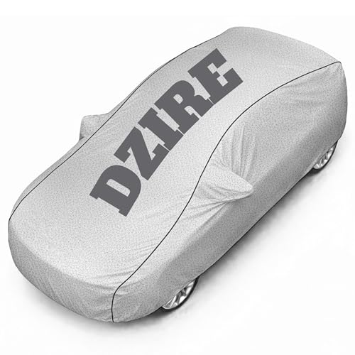 Image of Superior Grade Quality Compatible for Dzire Cover (All Variants) Car Body Cover - 100% Waterproof Custom Fit with Mirror Pockets | Triple-Stitched Elastic Design, Heat Reflective, Anti-Dust