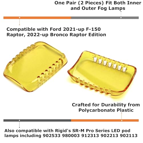 Lentes Cubierta LED Selective Yellow para Ford Raptor miniatura 2