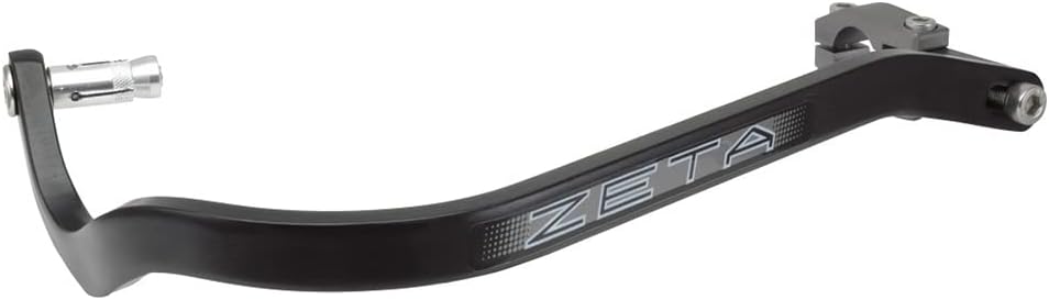 Zeta Drop Down Bend Aluminum Handguards Pair for 1 1/8" Handlebars Black