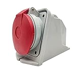 ◼️ Enchufe Hembra Pared Industrial | Voltaje: 230v - 400v | Protección: IP44 | Polos: 3P+N+T | Hembra Cetac | Código Hora: 6H | Intensidad: 32A | Hertz 50/60 | SECCIÓN DEL CABLE MM2: 2,5 - 10 | Ø CABLE (MM2): 14 - 22 | Uso: caravanas, barco, autocaravanas, maquinas industriales, enchufe para exterior, enchufe camping